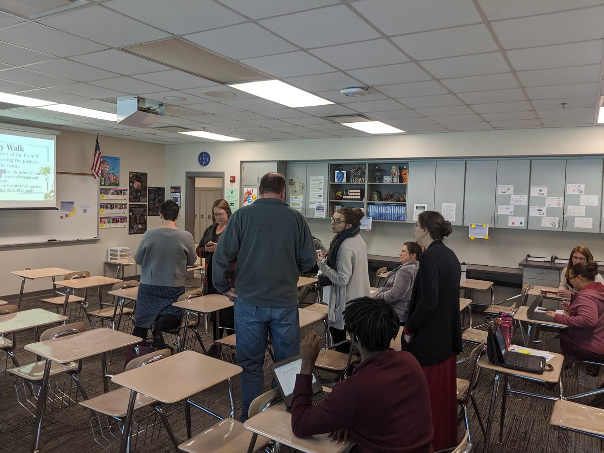 ProACT round tables to discuss strategies and how to apply the principle to our work.  #WeAreWayne #WhatWeDoDifferently #WayneLearns <a href="/Thewrightway16/">Jaime Wright</a>