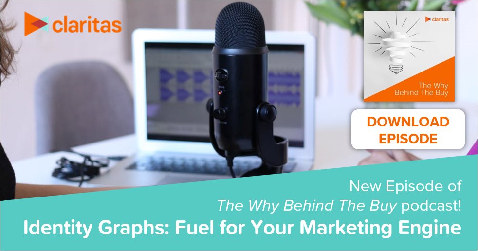 Claritas2_0's tweet photo. The next big thing in marketing is here: the #IDGraph. On the newest episode of The Why Behind The Buy we’re connecting the dots between the various ways companies advertise to prospects & how they track & measure actual conversions. https://t.co/oJiryF0PXe https://t.co/l2qxXwoUau
