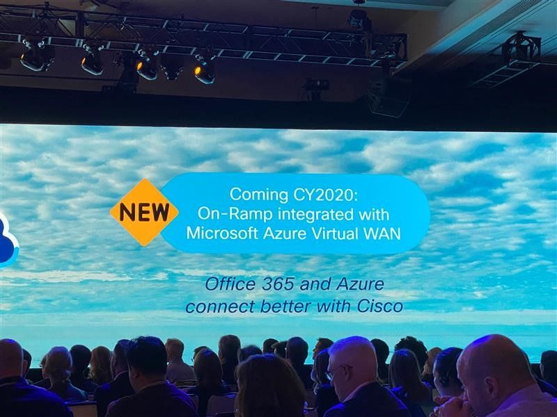 Cisco just announced that they have forged tighter #SDWAN links to Microsoft <a href="/Azure/">Microsoft Azure</a> cloud,  with optimization and secure connectivity for #Office365! 
Learn more on how Office 365 and Azure connect better with Cisco: buff.ly/2pLIztT
<a href="/Cisco/">Cisco</a> #CiscoPartnerSummit #VirtualWAN