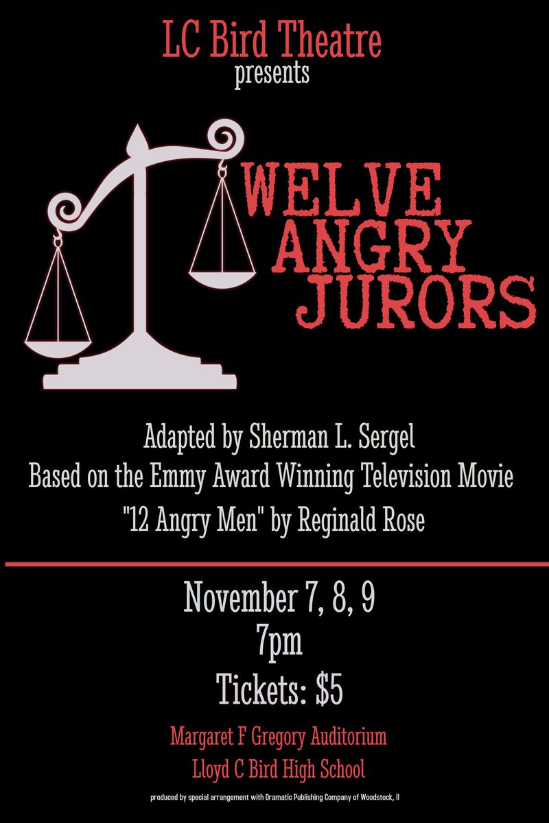 lcbtheatre's tweet image. THURSDAY. #oneCCPS #betheU #ccpsperform