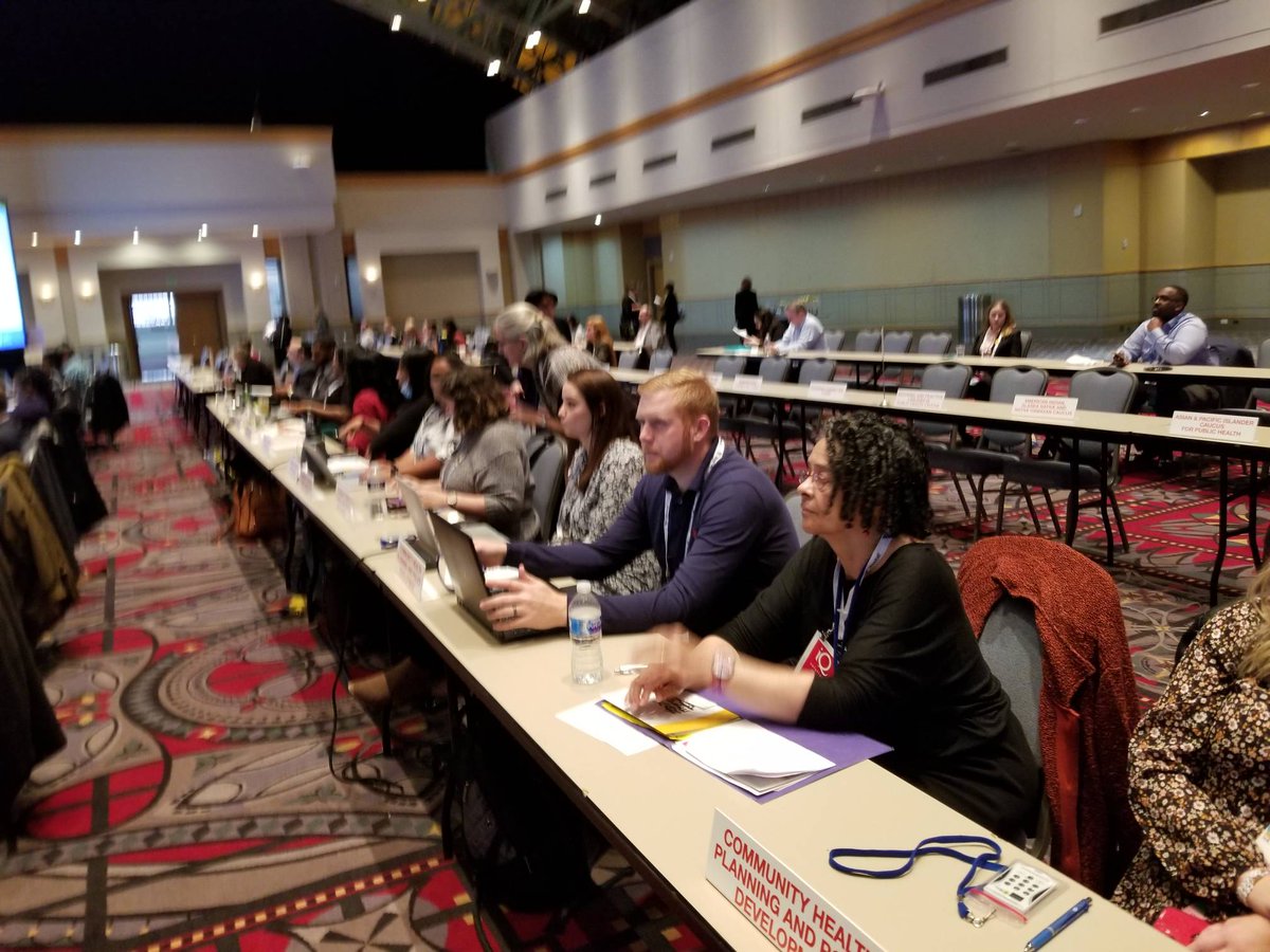 CHPPD_APHA's tweet image. Thanks to our #APHA2019 #CHPPD leadership for representing #CHPPD50 at today's #APHAGoverningCouncil session! #CommunityHealth