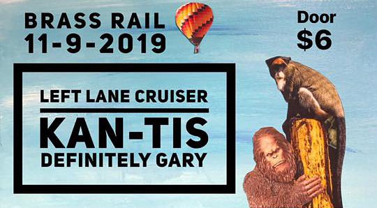 This Saturday! Nov 9th! We rock <a href="/brassrailfw/">The Brass Rail</a> with some old school buds! Kantis and Definitely Gary! 
facebook.com/events/3747974…

#leftlanecruiser #dirtyheavyblues #alivenaturalsoundrecords #fortwaynemusic #fortwaynemusicscene #kantis #definitelygary #brassrailfw