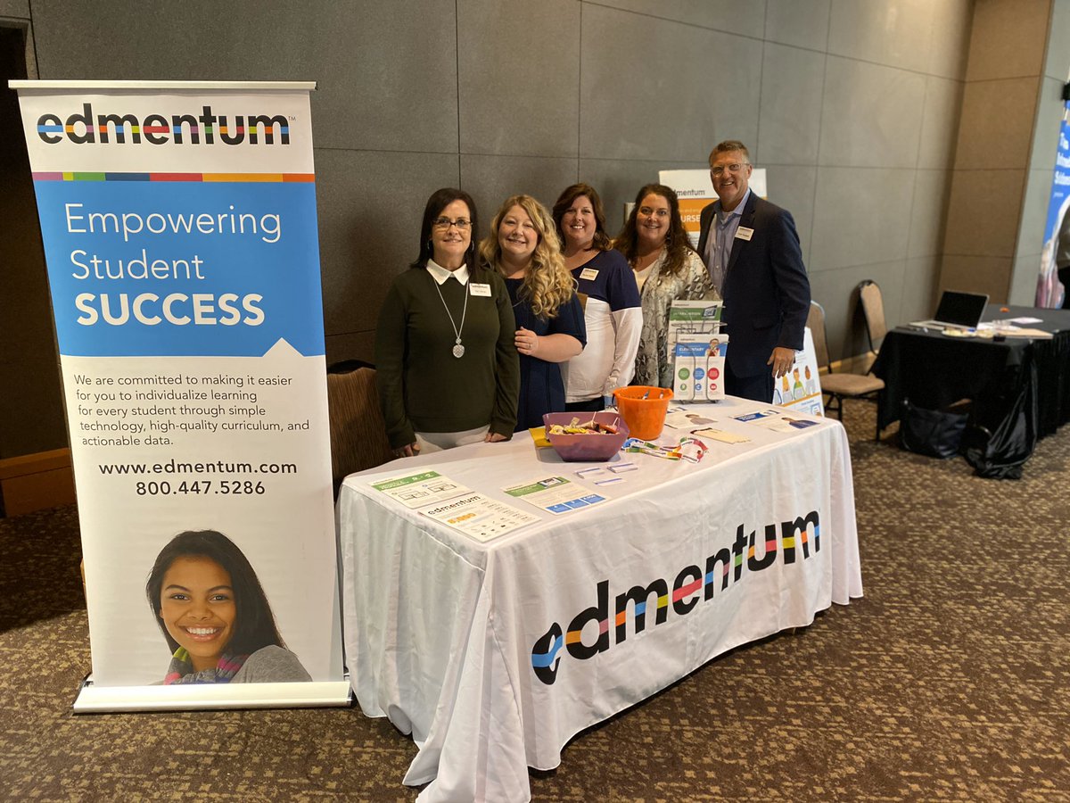 schooloftech10's tweet photo. 📣 Come see @edmentum @EngageOK Administrator Conference! Let’s visit about #teachershortage & #Virtualoptions! #edmentumruraled #educatorfirst https://t.co/7XgpAeRHRY