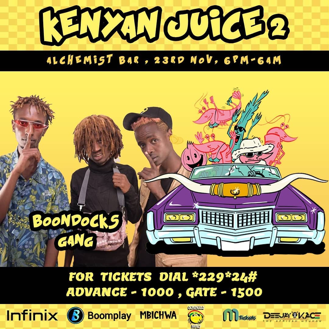 djlatchkenya's tweet photo. @OchunguloFamily presents Kenyan Juice 2.0 November 23rd. @TheAlchemistBar For Tickets Dial *229*24# ๐ฅ๐ฐ๐ช #KenyanJuice2 #OchunguloFamily #ParteAftaParte https://t.co/KuTPbn2NIn