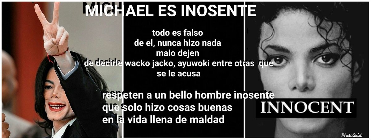 RosaVielmaGarc1's tweet photo. #MJInnocent 
@michaeljackson 
#reydelpop
#kingofpop
#lovetotour https://t.co/h2zLjO6pQi