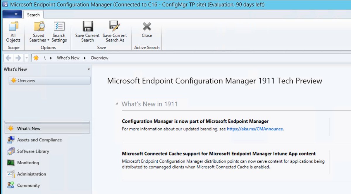 panusaukko's tweet image. Better get used to #MEMCM! New branding is displayed in #MEMCM TP1911. Or should it be #MECM...  Forget about #SCCM. 😊