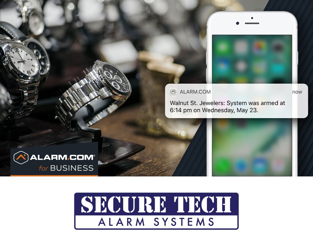 securetechalarm's tweet image. Smart Business Solutions from Alarm.com help keep your business running smooth and worry free.
___
Get connected with Secure Tech Alarms.
___
SecureTechAlarms.ca #SecureTech #business #SmartBusinessSecurity #security #peaceofmind #smartbusiness #automation