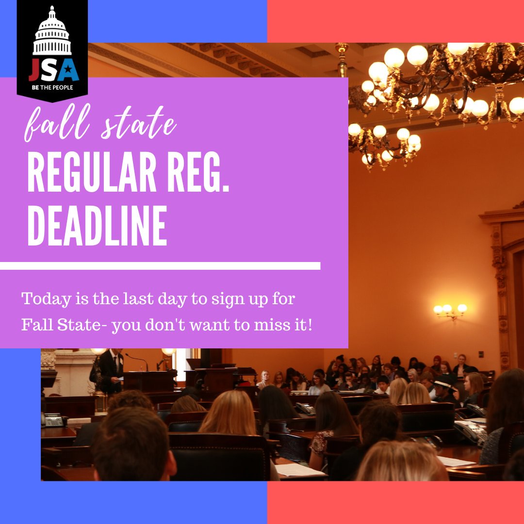 orvjsa's tweet photo. Make sure to sign up by tonight to go to Fall State! https://t.co/hRrQqn9hLz
