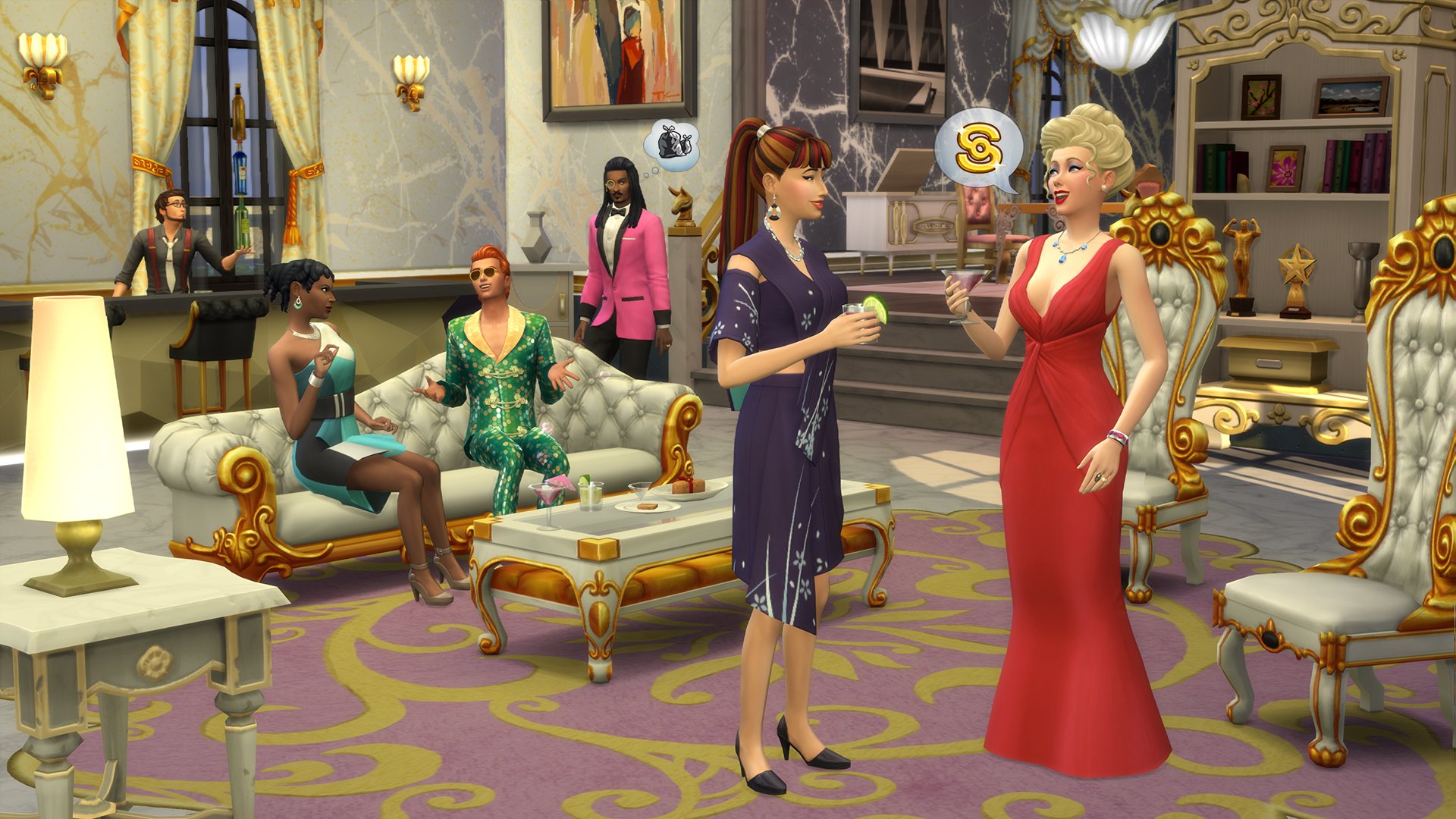 The Sims 4 Bundle - Get Together, Spa Day, Movie Hangout Stuff