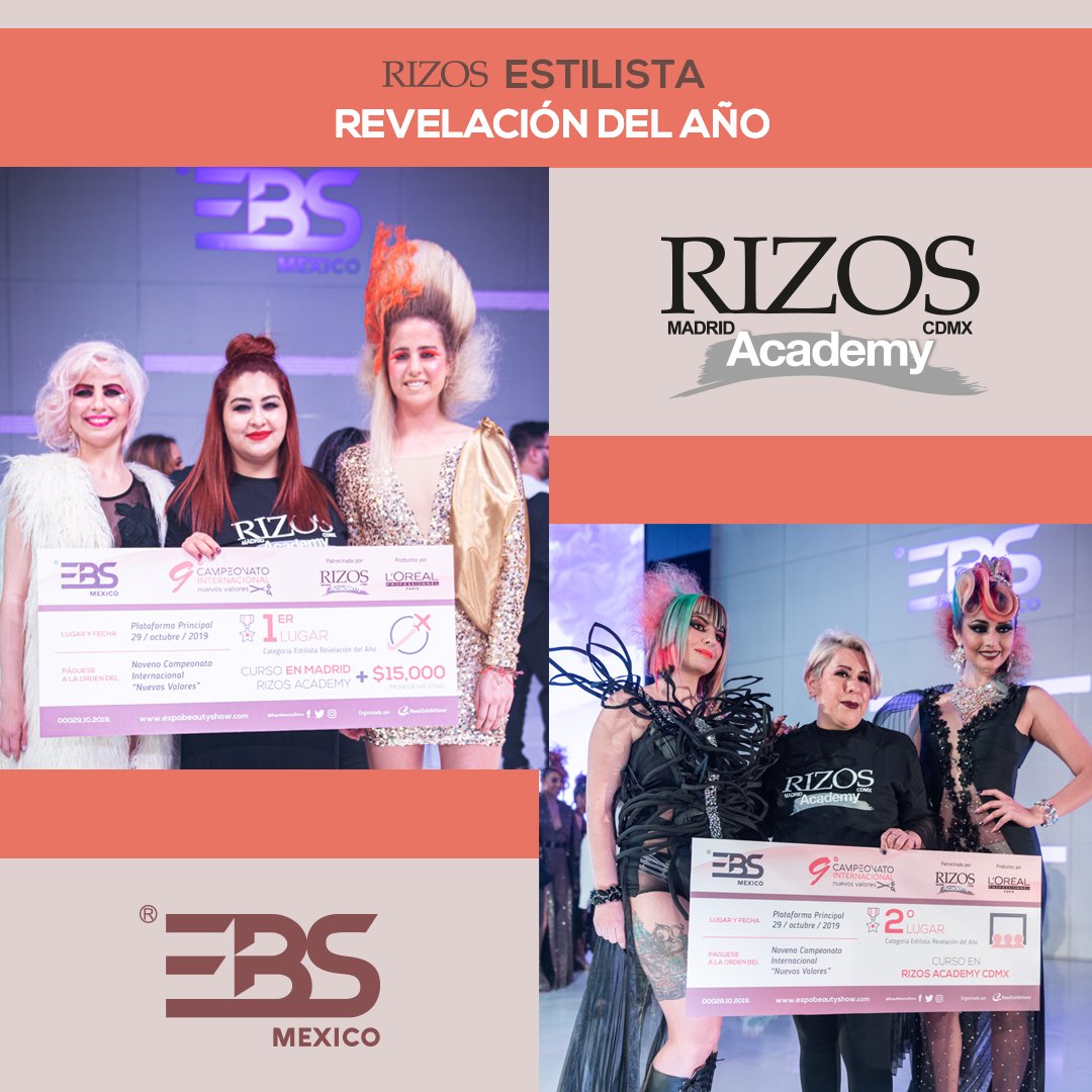 expobeautyshow's tweet photo. Así se vivió la muy debatida final del campeonato Rizos Academy ¡Muchas felicidades a Karen Lopez. España te está esperando. ❤️ https://t.co/cDbu98h7pI