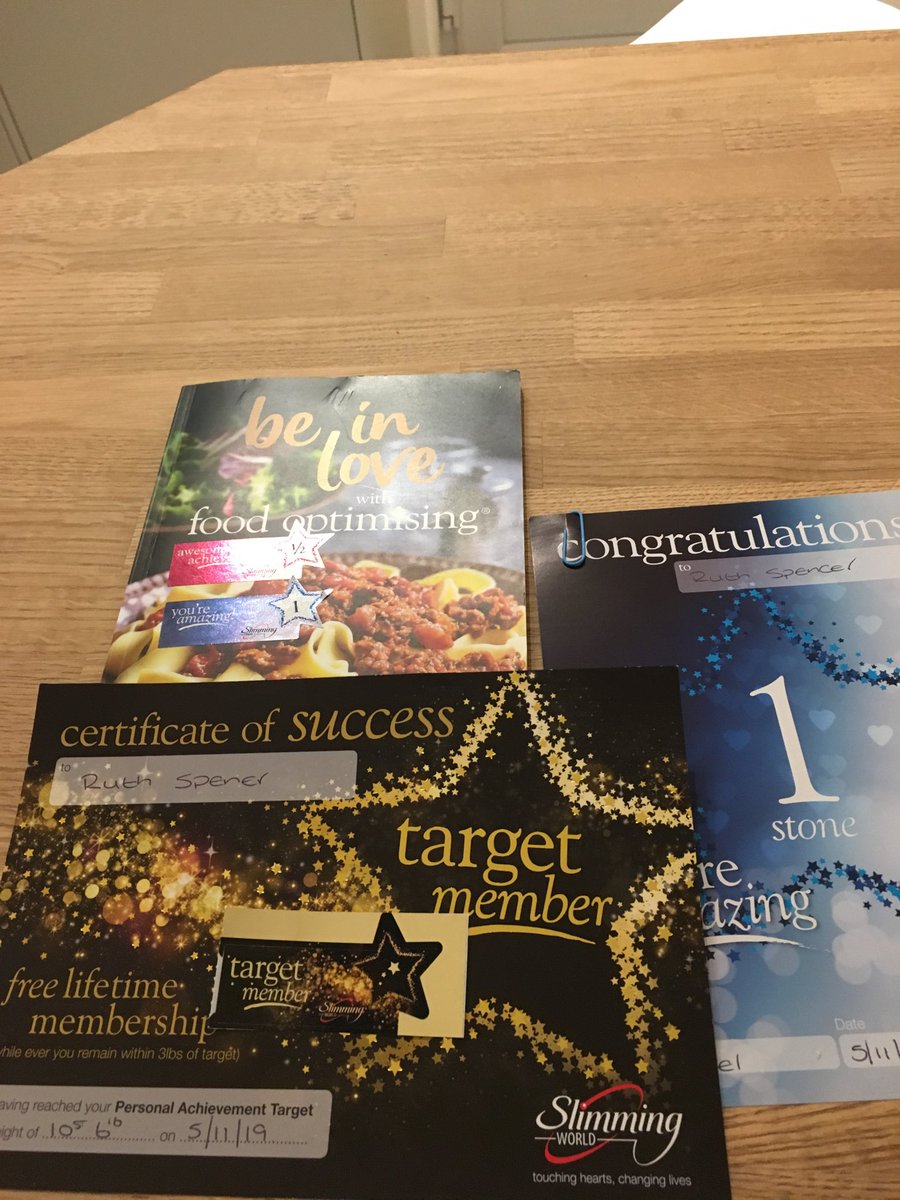 I only went and bloody did it! ⁦@SlimmingWorld⁩  #fantasticsupport #bestleaderever Rachel 5.30 group sprowston 🎉🎉