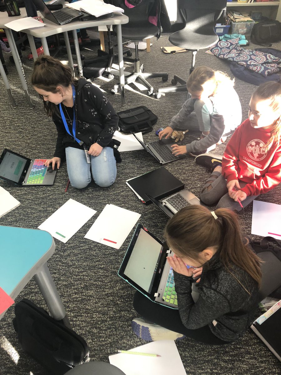 Teachers as students to review multiplication concepts was awesome today!!