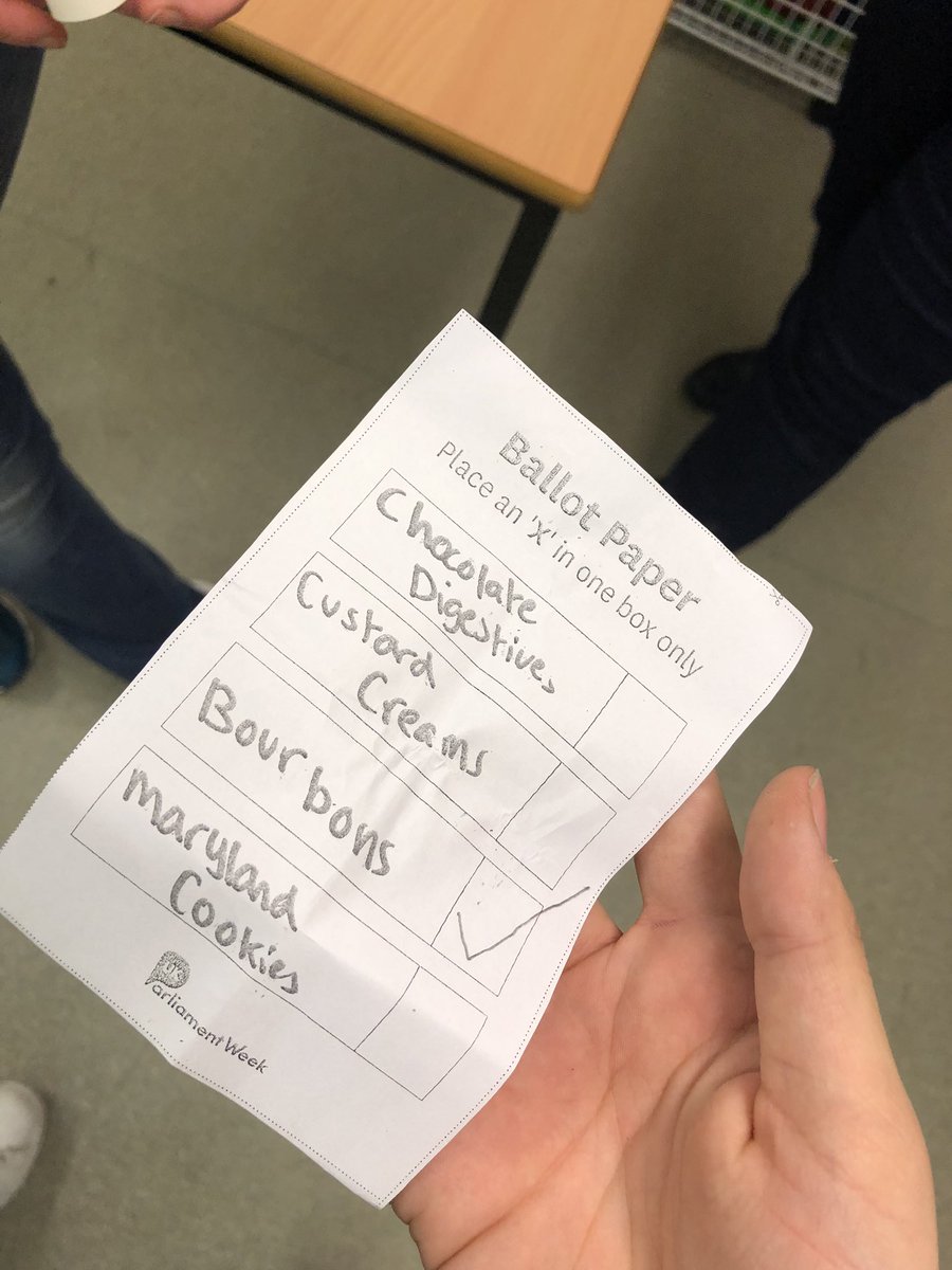 AisatsHtims's tweet photo. Completed Week 1 of 2 of #UKPW19 with @YourUKParl @Girlguiding @ggdorset 💗✨ Did a debate and vote on the girls favourite biscuits! Thank you @YourUKParl for the AMAZING pack and @eloise_whitaker for helping me through all the planning! https://t.co/Dx2fDv9cCz