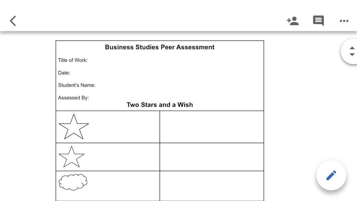 <a href="/BSTAIGalway/">BSTAI Galway</a> <a href="/jct_Business/">JCT Business Studies</a> I have started using this for peer assessment and it works well