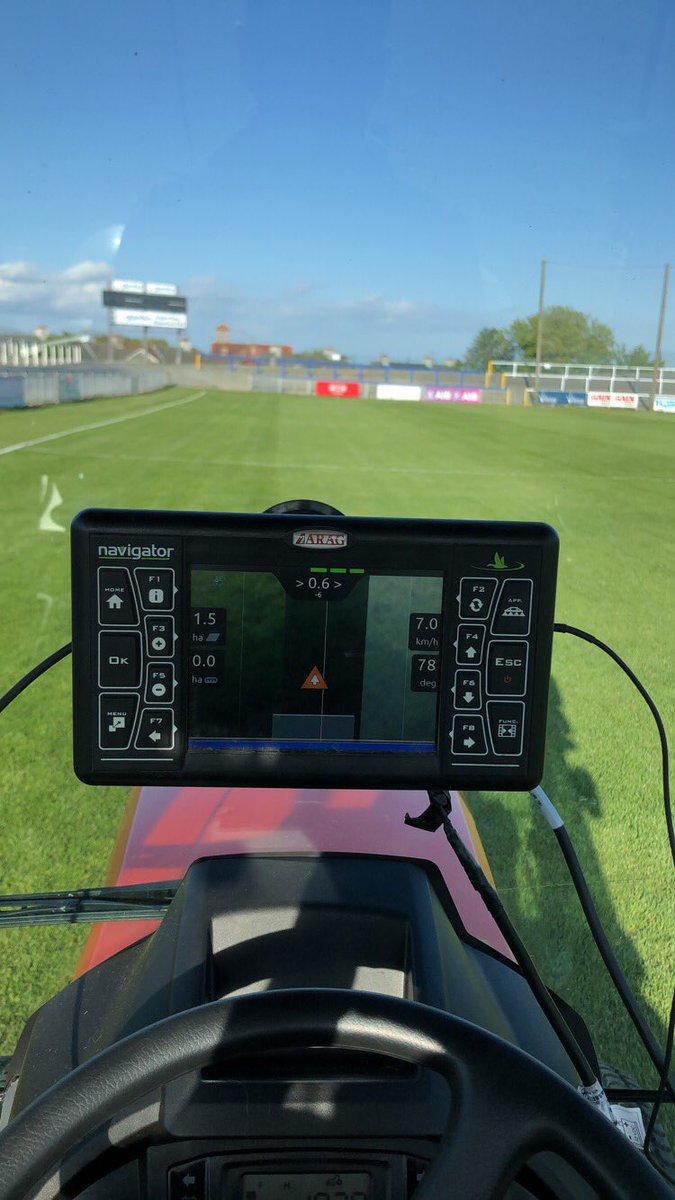 Spraying today made easy and efficient with the gps navigator  no fear of over spraying or having to use dye in the tank. Talk to <a href="/SuirSprayers/">Suir Sprayers</a>