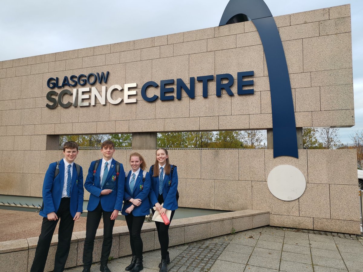 maths_dhs's tweet photo. Great day today at the Glasgow Science Centre for our Enterprising Maths Scotland finalists. @DunblaneHS https://t.co/m33D86PFyo