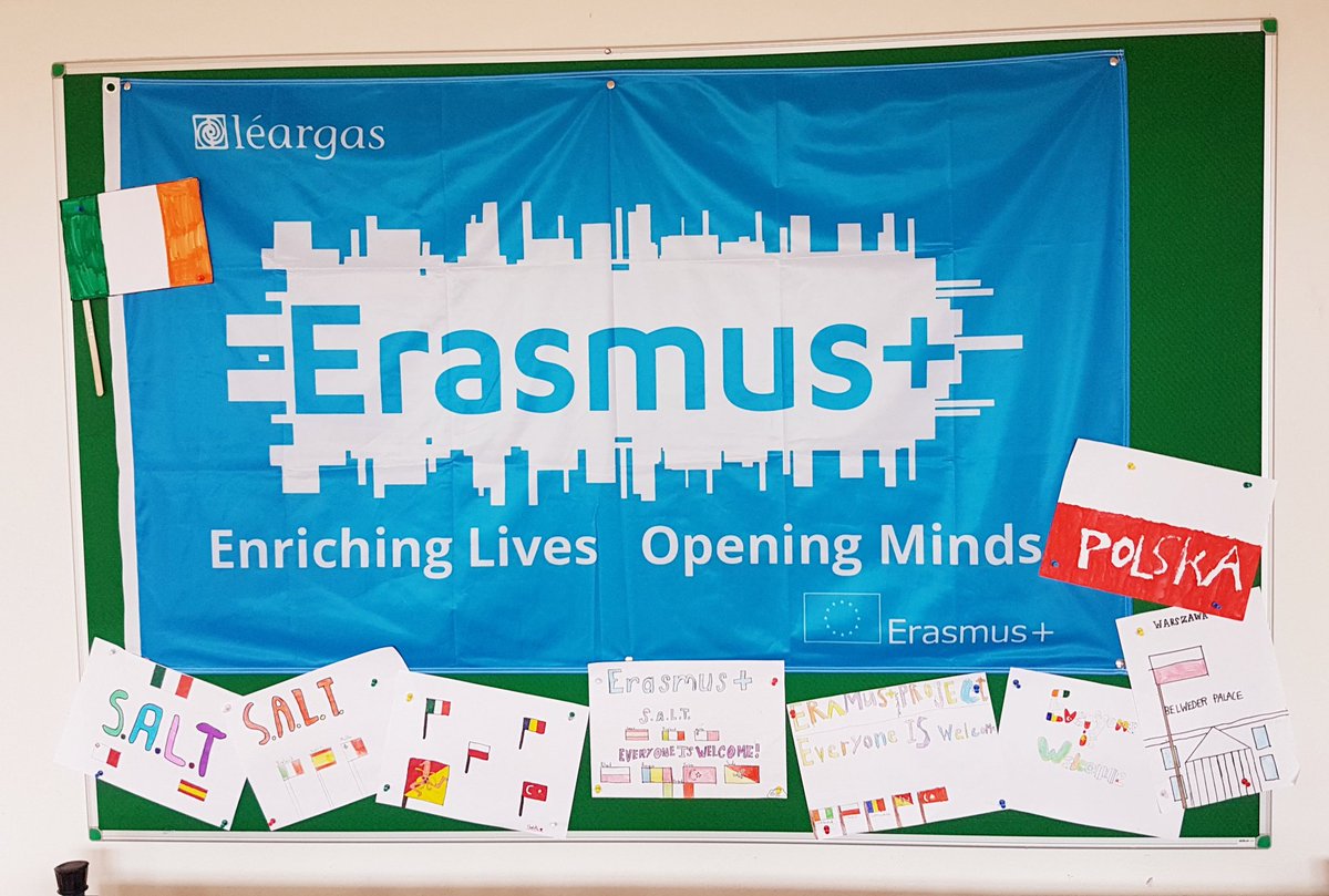 The pupils and staff of Killeen NS are very excited to meet the visiting teachers who will arrive tomorrow morning from Spain and Malta 🇪🇦🇲🇹 🇮🇪
#ErasmusPlus #Erasmus #leargas #salt #sharingandlearningtogether #europeancounterparts