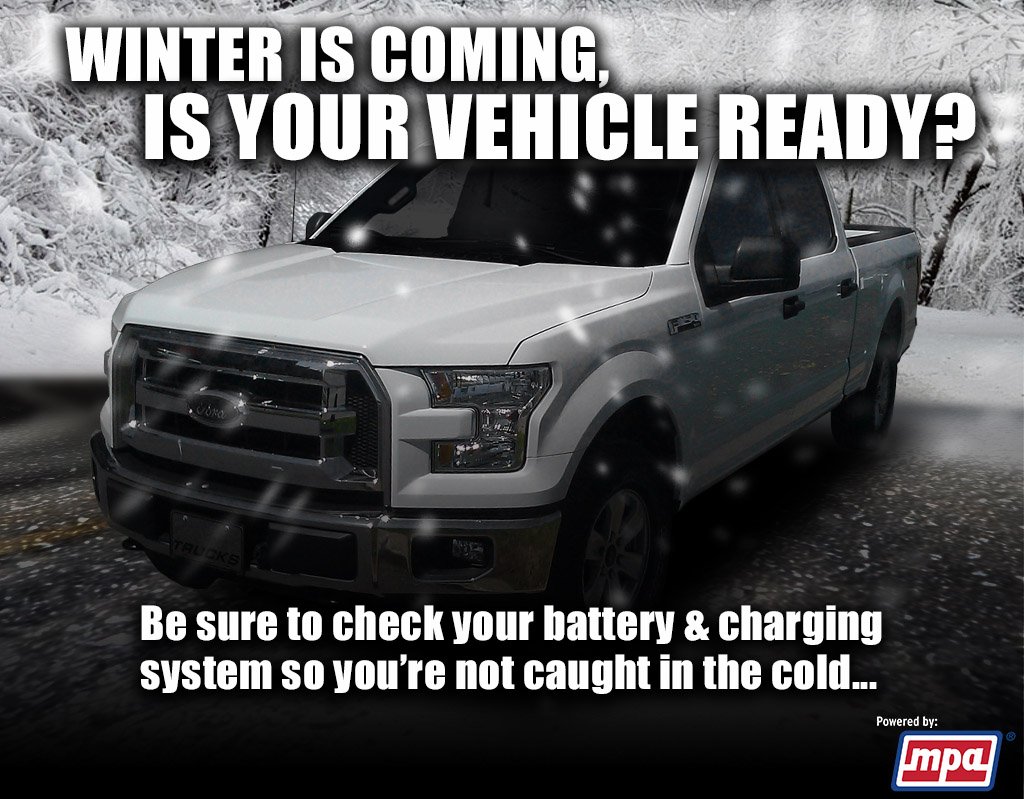 MPAtweets's tweet image. Are you ready for Winter?

#motorcarparts #battery #chargingsystem #winteriscoming #autoparts #automotiveaftermarket #carenthusiast #automotiverepair #carsofinstagram