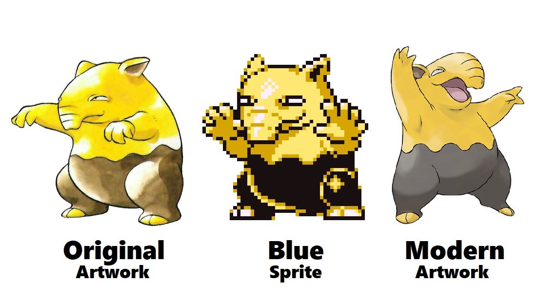 Gør det tungt lidelse uddanne Dr. Lava on Twitter: "Five-Fingered Drowzee: All Drowzee's artworks,  sprites, and anime appearances have always depicted him with 3 fingers. But  there's one exception -- his second sprite. In Japanese Blue, and