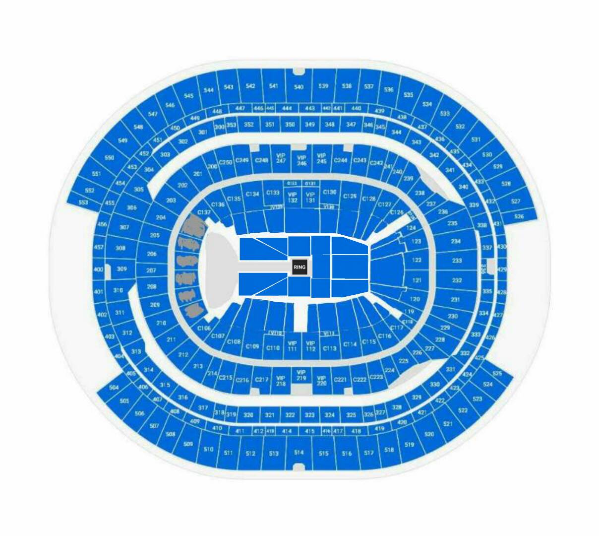 Phi Ly on Twitter "WWE WrestleMania seating chart at sofistadium in