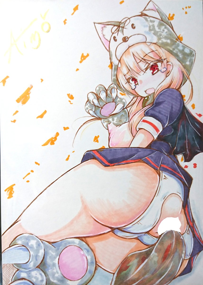 [R-18] 夕立 ハロウィンコス #艦隊これくしょん #夕立(艦隊これくしょん) #艦これ #アナル尻尾 https://t.co/BATNAcTh5m 