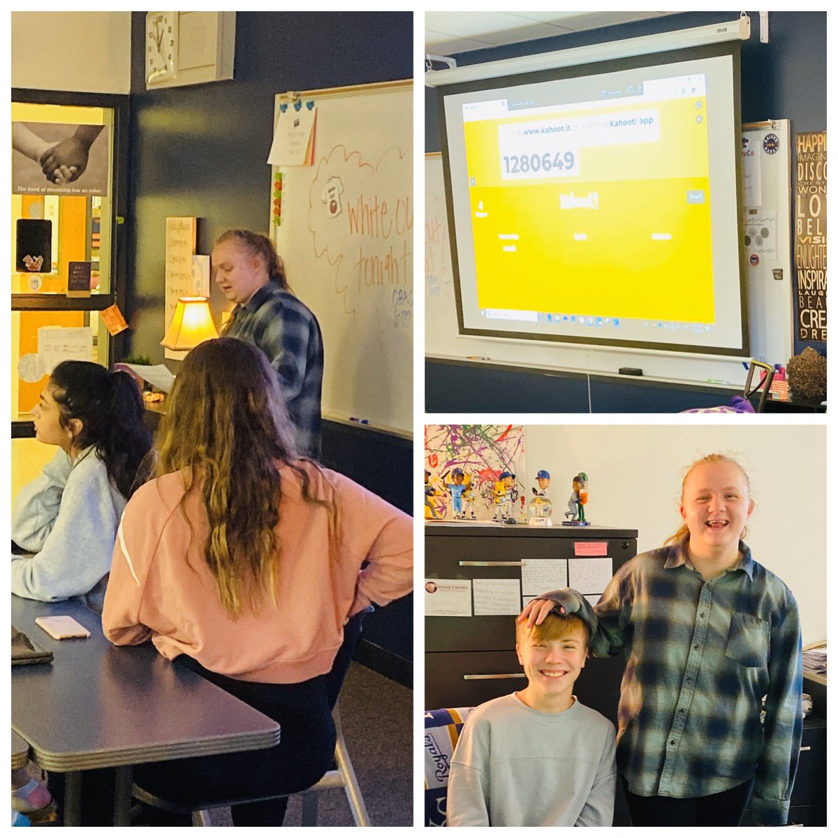 KMac1020's tweet photo. Connecting students to their interests...future educators lead their class today in discussion. #kmacproud #lessonplanning @OlatheFutureEd https://t.co/mkukoXG0bh