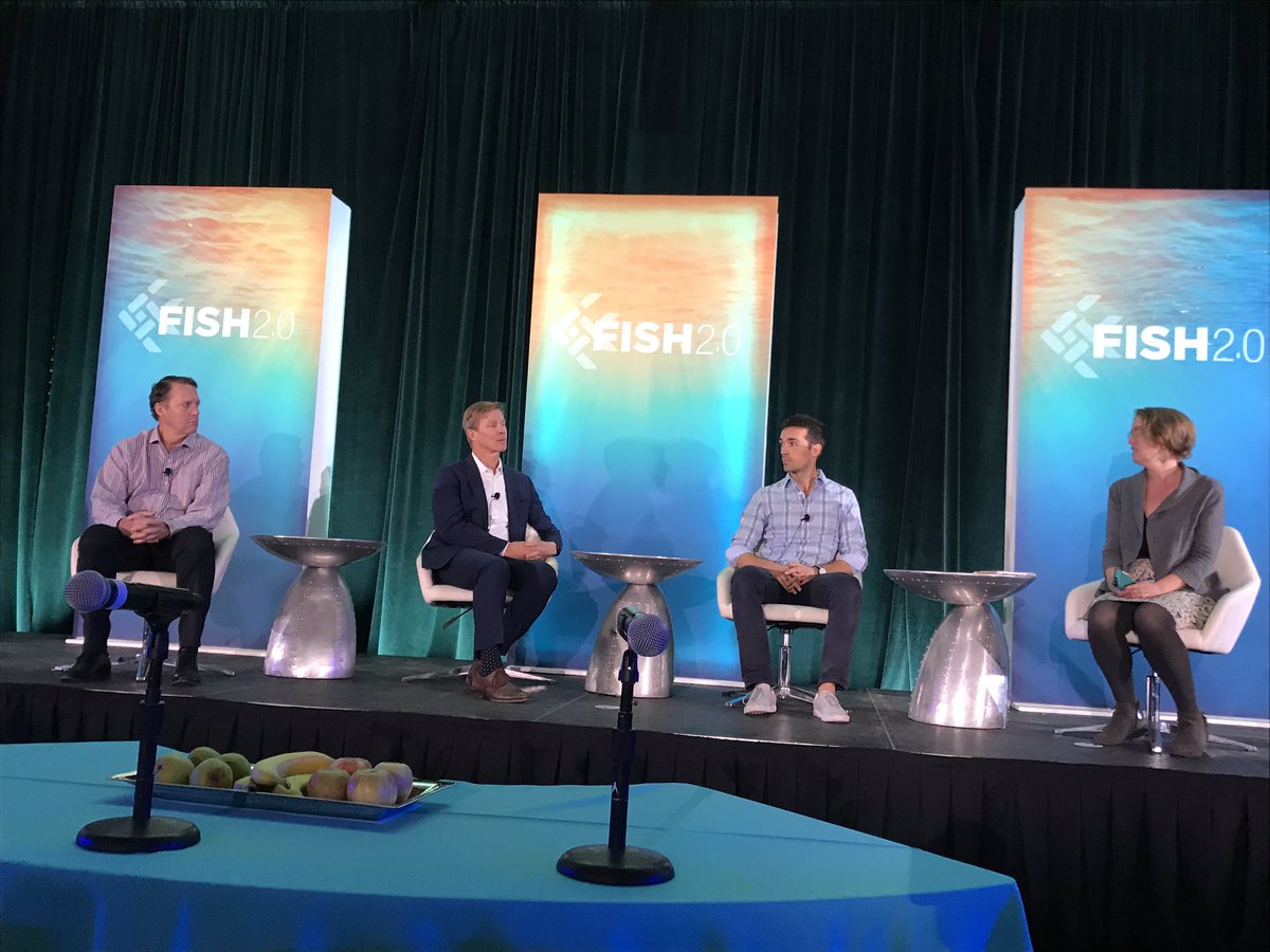 Collaborations around the world are solving hard challenges in #sustainable #seafood. 

The days of a murky industry are going away, and there’s a shift to pre-competitive collaboration, transparency, traceability. 

<a href="/taraduggan/">Tara Duggan</a> <a href="/gdean01/">Guy Dean</a> <a href="/NOAAFisheries/">NOAA Fisheries</a> #Fish20Forum19