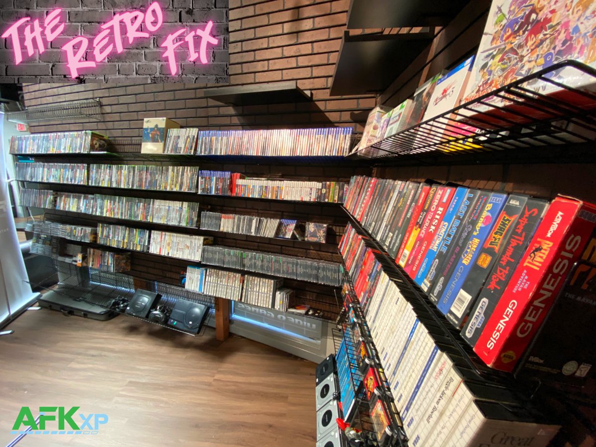 guildhouseSJ's tweet photo. So excited to share the first photos inside @The_Retro_Fix Games & Collectibles retail store opening soon in @DowntwnCampbell inside #AFKxp! Let em know what cool stuff they should carry, like this JVC X’EYE console! https://t.co/9miJJqM3vK