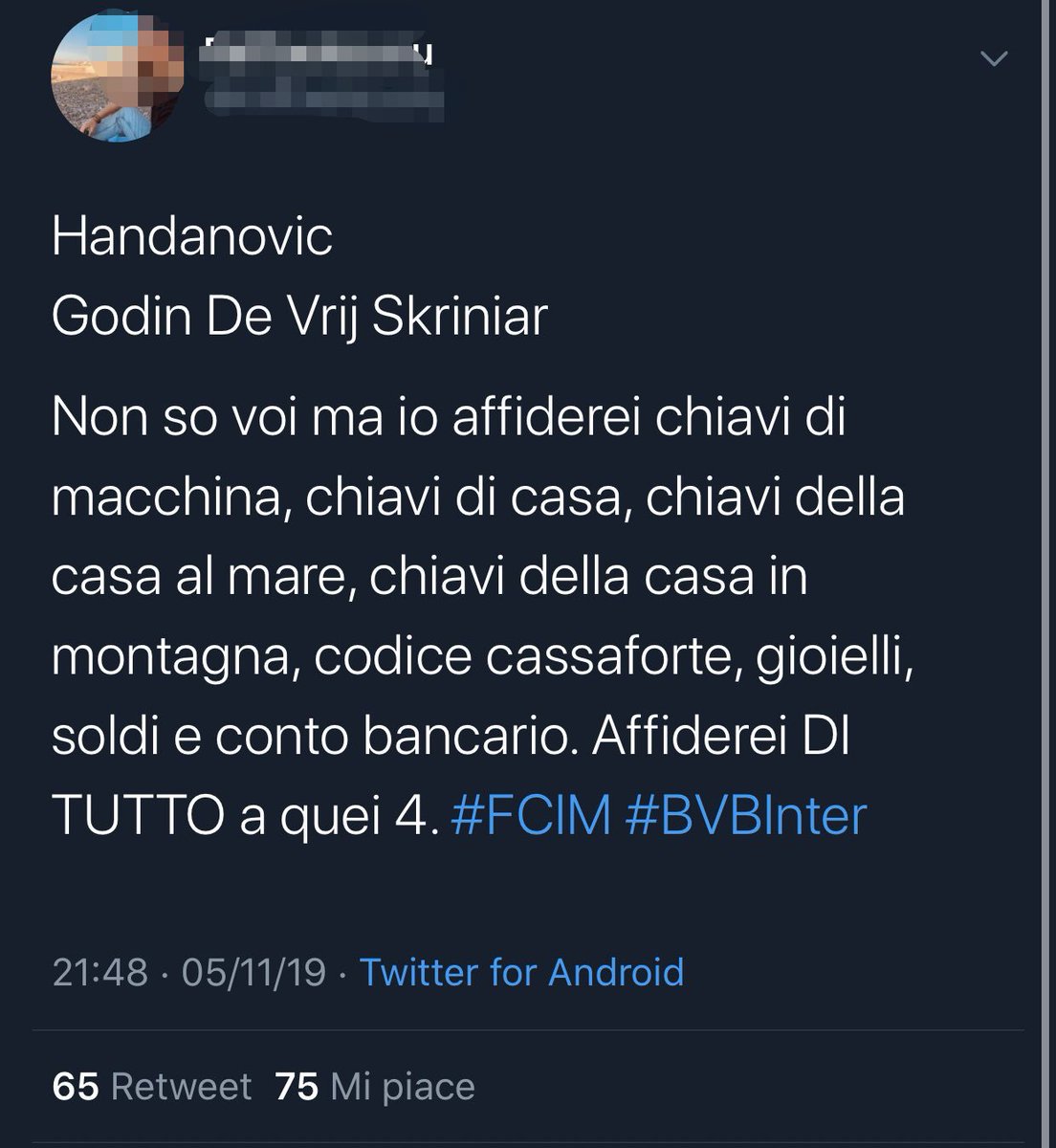 vbchannelhd's tweet image. Adesso vive sotto i ponti #BorussiaInter #bvbinter