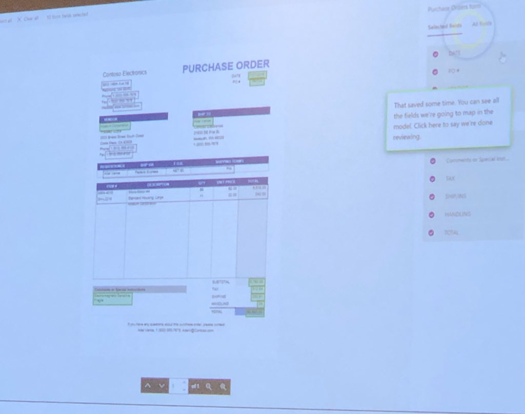 juhaant's tweet image. Automatic metadata demoed by @cmcnulty2000 #ProjectCortex #MachineTeaching #NotMachineLearning #MSIgnite
