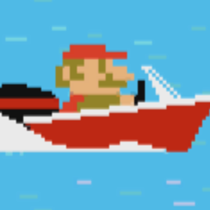Failboat103's tweet image. mario on a boat