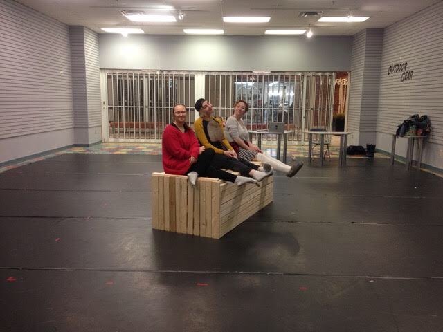 OpenStorefront's tweet photo. In 2017, we moved into Confederation Mall. The first project that started developing there was S.C.U.M.: A Manifesto by @scantilygladsk Here they are preparing for Girl in the Box, which opens next week as part of @LiveFiveTheatre latest season! https://t.co/PfBKFcHkB0