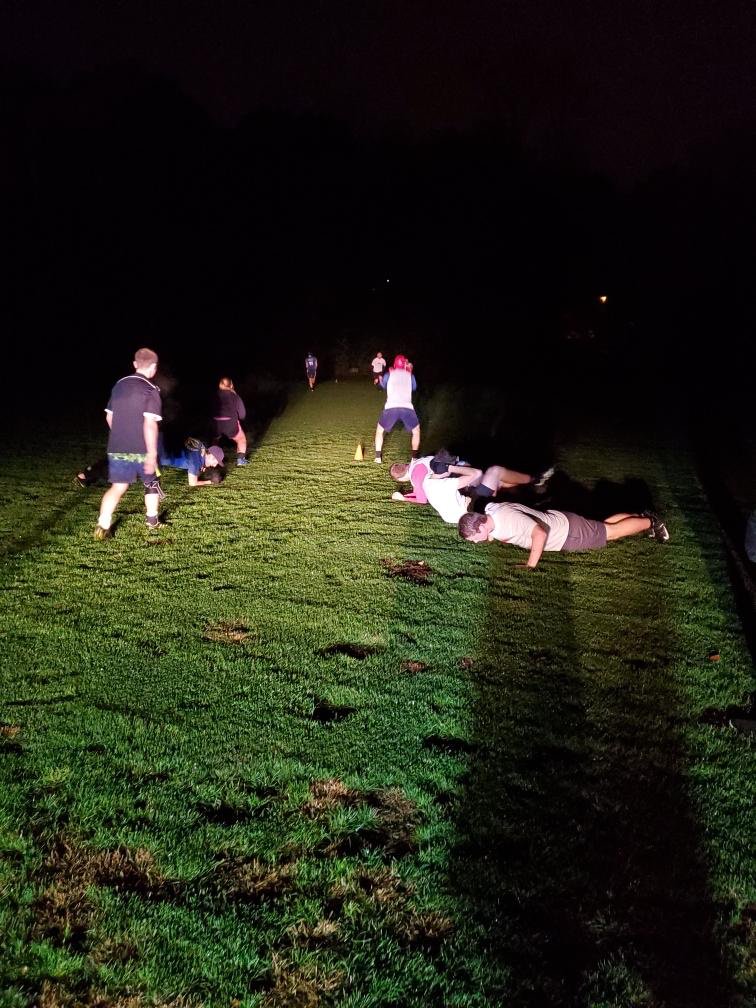 When daylight savings hits but you have a tournament coming up 

(Luckily Zach has incredibly bright lights on his Jeep)