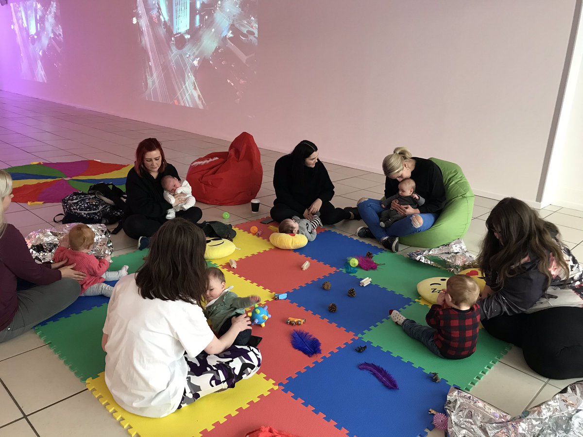 SallySmith_1's tweet photo. Some very cute guests at The Fire Within today enjoying the baby sensory session... ♥️ 
Drop-in on Tuesdays 11.30-12.30 and it’s free - please help us spread the word 🤗 @FireWithinWigan @GalleriesWigan @WiganCouncil @WiganMuseum @AL00100110AL https://t.co/BGZeqMTaoa