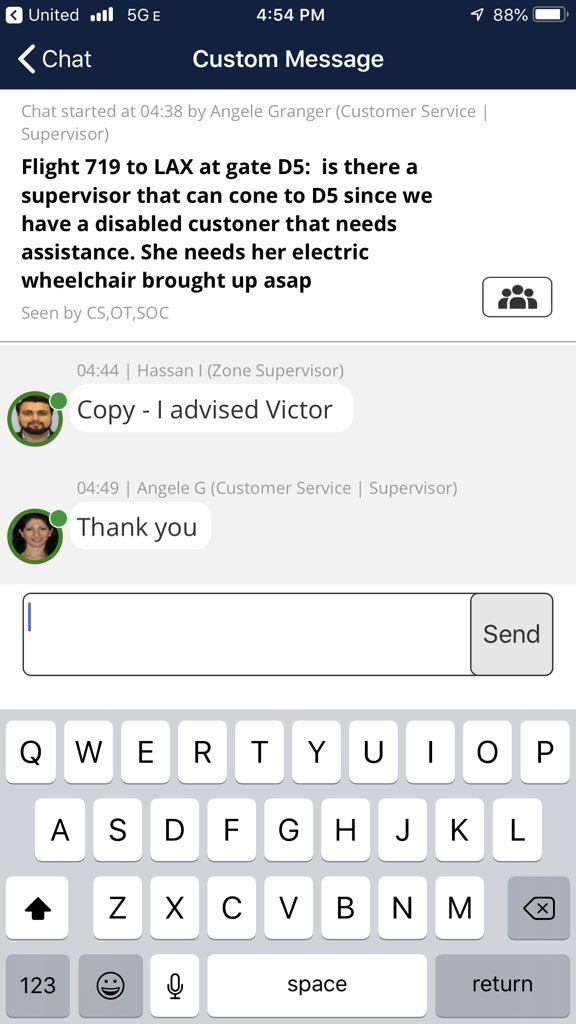 Maria Walter (@puddincat3) on Twitter photo Great day at IAD testing the new Easy Chat feature in the Flight Info app! Thanks @susannesworld and <a href="/OmarIdris707/">Omar Idris</a> for volunteering your awesome team to try it out! The right people. The right info. Together Great day at IAD testing the new Easy Chat feature in the Flight Info app! Thanks @susannesworld and <a href="/OmarIdris707/">Omar Idris</a> for volunteering your awesome team to try it out! The right people. The right info. Together