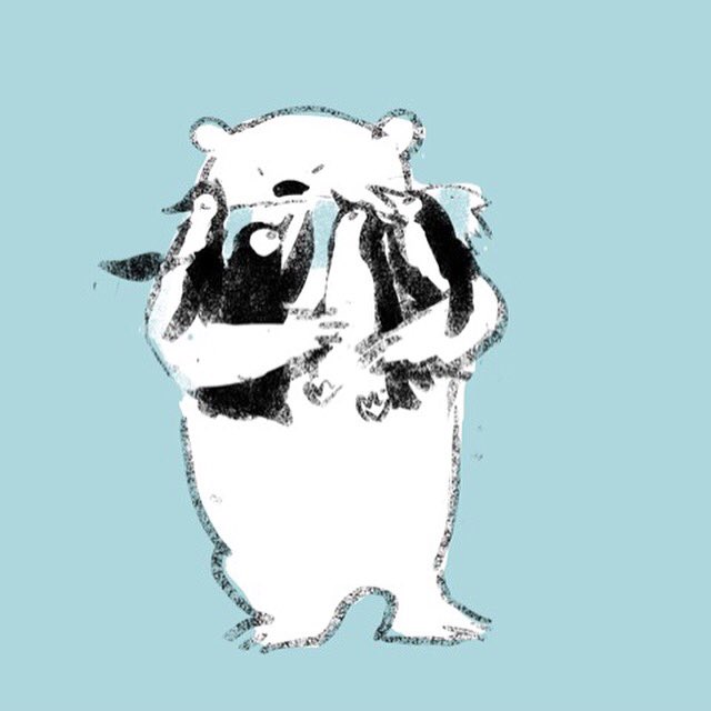 「寒くなってきましたね❄️ 」|ももろ　4／20発売絵本「パンダのパクパクきせつのごはん」のイラスト
