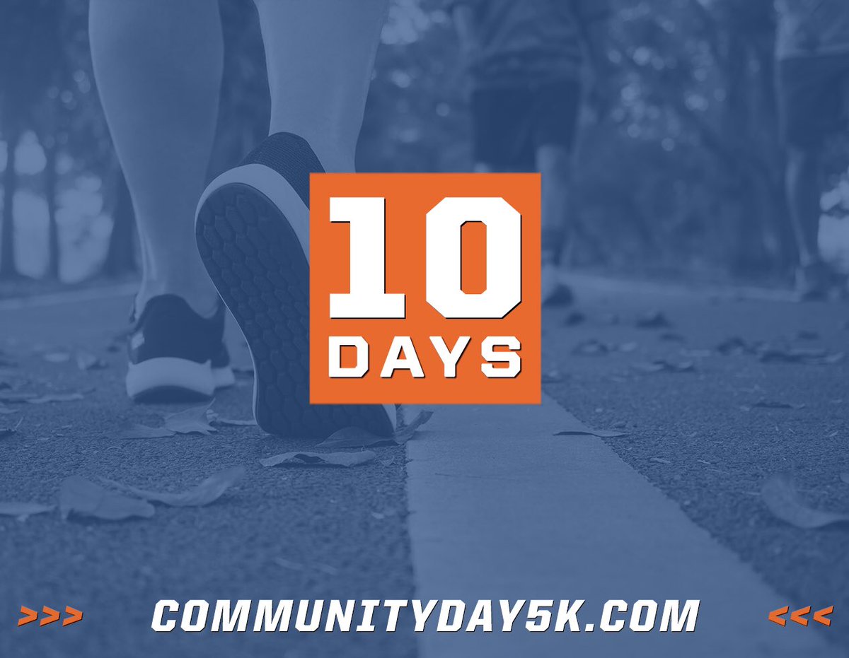 We’re 10 DAYS away from the #MidwayCD5K... 🤗

Visit CommunityDay5K.com and sign up today! Finisher medal and t-shirt guaranteed for the first 250 who Run, Walk and Roll.