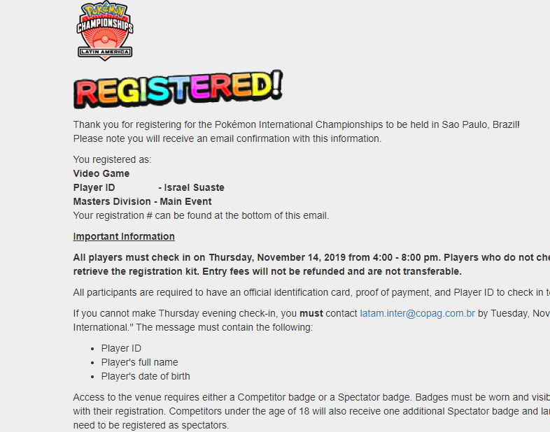 Al fin, todo listo para el Internacional de LATAM :D 
✈️🌎 yey! See u on Brasil!!