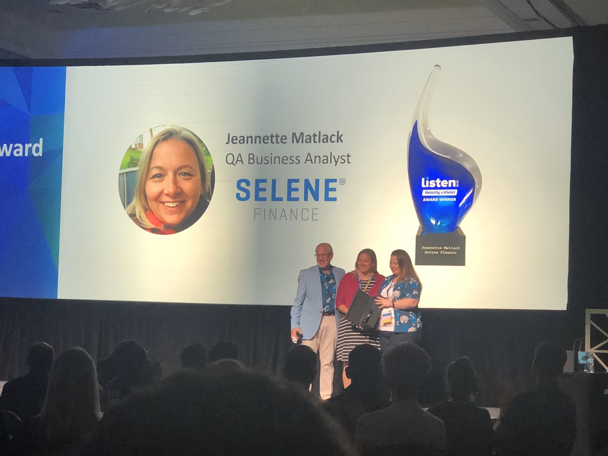 CallMiner's tweet image. Our #LISTEN2019 Award winners prove there's no limit on what you can achieve with the power of #speechanalytics. Congratulations Greg Vicente, @Teleperformance; Jeannette Matlack, Selene Finance; and Shevelle Mitchell, CBN.