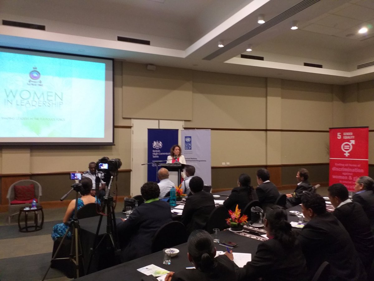 ului_joe's tweet photo. Opening of the @fijipoliceforce #women's network workshop #shapingleaders continue great collaboration with @ukinfiji &amp; #UNDP_Pacific working towards #SDG16 #SDG5 https://t.co/bR0E8kO7Hr