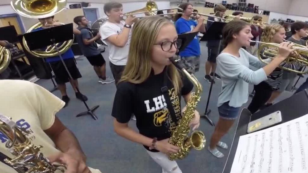 WESH's tweet photo. Central Florida high school band is Hollywood bound https://t.co/f1g2wwxp6q https://t.co/1g7LJnG0hR