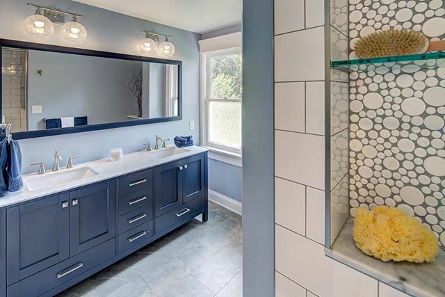 GrossmuellersDC's tweet photo. When you have active children, you need a bathroom that will accommodate all the family needs.  When designing and specifying tile when children are involved, we like to have a little fun in the details like this bubble tile mosaic.  Not only does it add… https://t.co/MsqwEeW6JB https://t.co/QOigk6Fp91