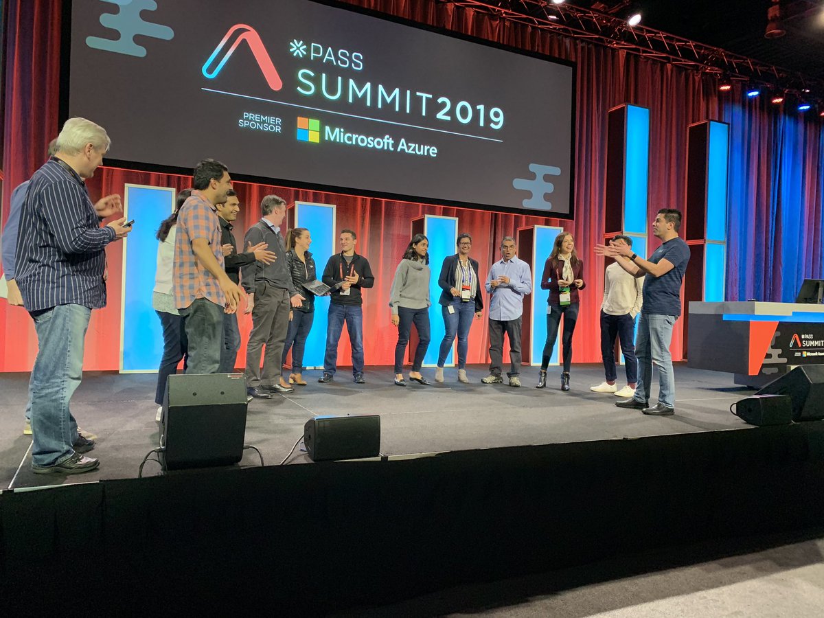 RohanKData's tweet image. Just wrapped up the keynote rehearsal. Really looking forward to seeing the #sqlpass community tomorrow morning....