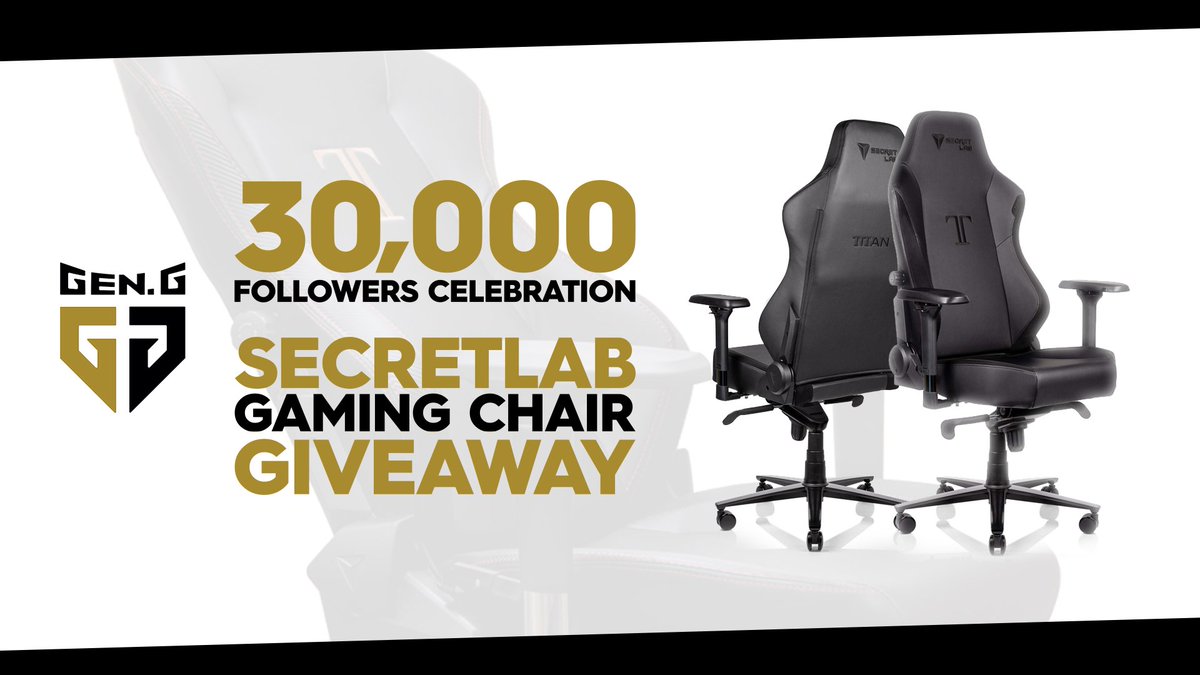 Game Builds (@gamebuilds) on Twitter photo We've teamed up with <a href="/GenG/">Gen.G Esports</a> for this @SecretlabChairs giveaway!
To enter:
๐ Click here: sweeps.gift/WYyMl
Bonus entries:
๐ฌ Reply to this post
๐ Retweet and like this post
๐ Follow <a href="/GenG/">Gen.G Esports</a> & @Sweepsgg We've teamed up with <a href="/GenG/">Gen.G Esports</a> for this @SecretlabChairs giveaway!
To enter:
๐ Click here: sweeps.gift/WYyMl
Bonus entries:
๐ฌ Reply to this post
๐ Retweet and like this post
๐ Follow <a href="/GenG/">Gen.G Esports</a> & @Sweepsgg