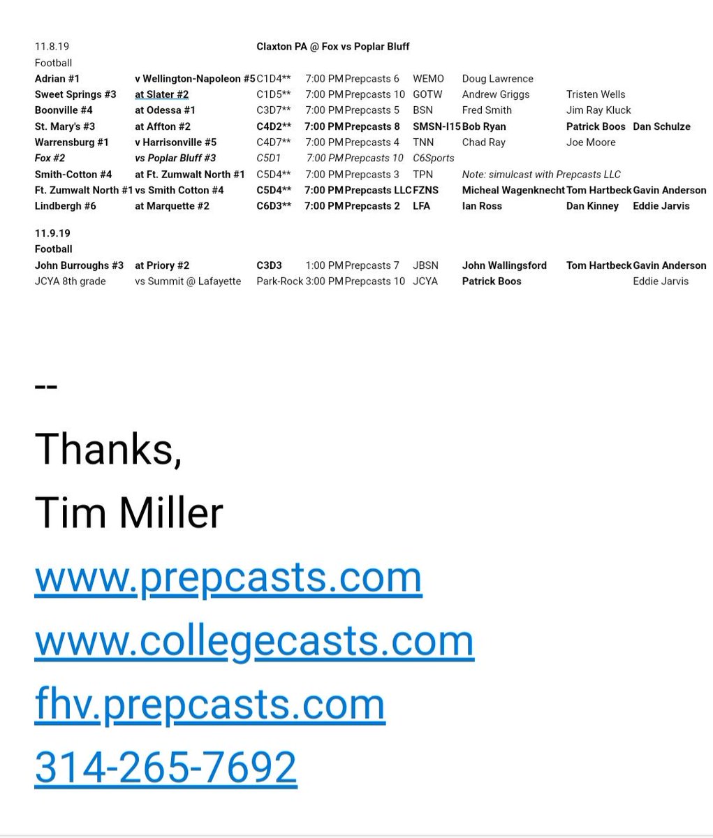 Prepcasts Central MO tweet media