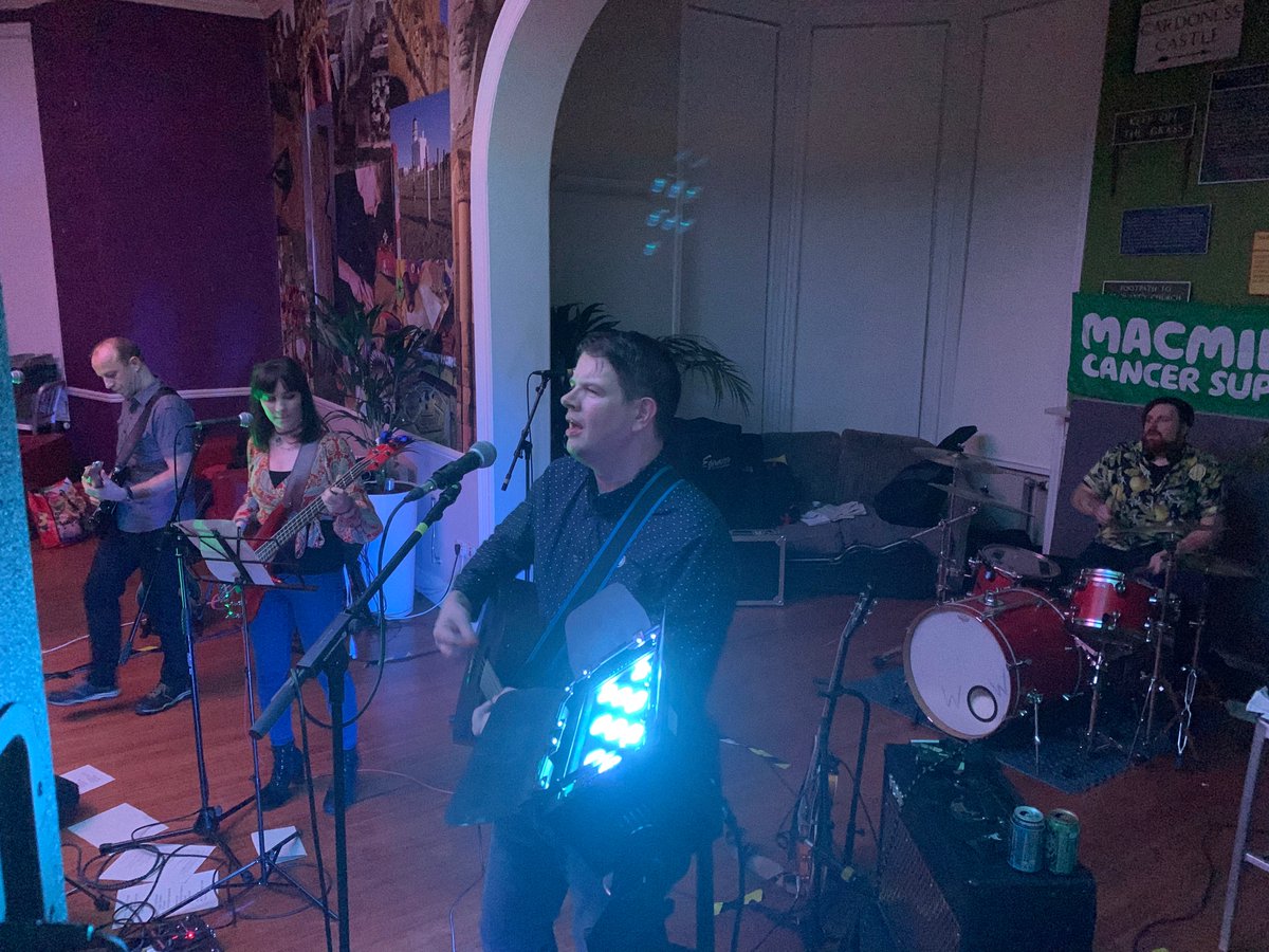 ResurrectionSp2's tweet photo. Belated #ViewFromTheMixingDesk on Friday night. Performance by #HESClub7 for #MacMillan with added karaoke and dancing. https://t.co/YZcYgqxitk