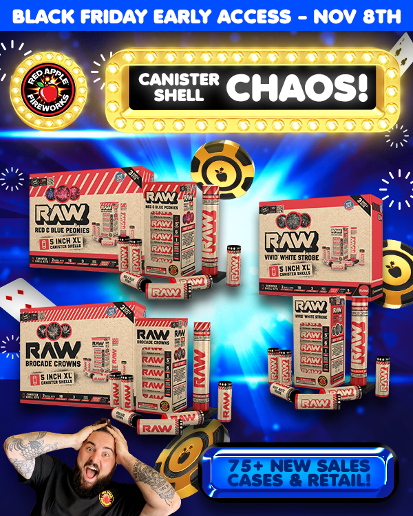 redapplefw's tweet image. 🎰 JACKPOT! You've got early access to Black Friday sales! 🎰

75+ Black Friday specials hit the floor on Nov 8!

Check out our first round of specials: bit.ly/33oo0lW

Specials are available in-store &amp;amp; online, #pyrosquad! #welovefireworks® #litAF™ #blackfriday