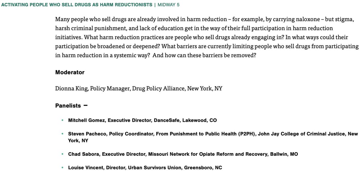 #Reform19 begins tomorrow! Catch me on the 'ACTIVATING PEOPLE WHO SELL DRUGS AS HARM REDUCTIONISTS' panel on Saturday, November 9 from 3pm  4:30pm. See you soon, St. Louis. 😉