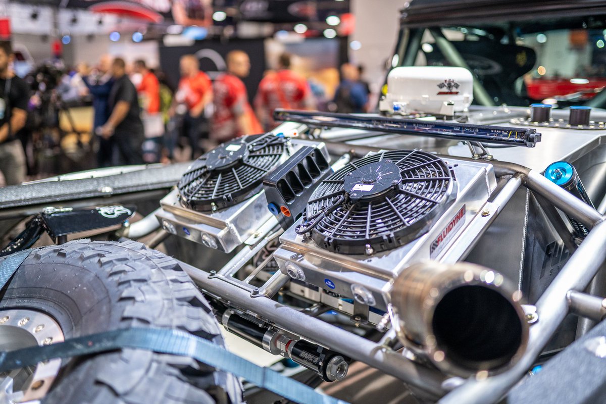 RealTruck's tweet photo. @popeofwelding never disappoints, 1957 styling meets 2019 performance. Check it out in the @linexnorthamerica booth
#jessejames #linex #sema #sema2019 #classictrucks #kingshocks #bajatruck #trophytruck #hotrod #oldschool #realtruck https://t.co/MnriEmpbMs