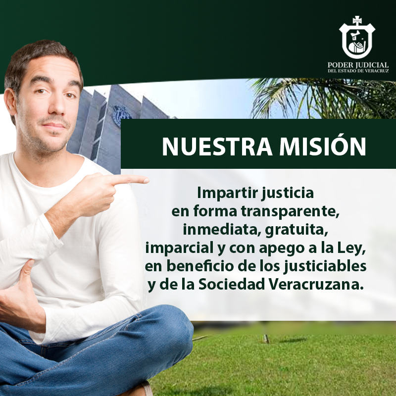 TSJVer's tweet photo. ¿Sabes cuál es nuestra misión en el #PJVer? https://t.co/yBDIrAr0th